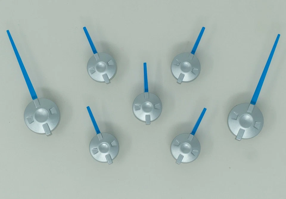 Juego de punteros medidores de velocímetro personalizados para camionetas y SUV 1999-2002 GM azul plateado Foto 1 de 4