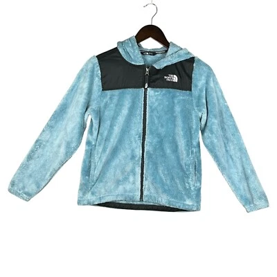 The North Face Girls Blue Oso Full Zip Hooded Fleece Jacket Size Large (14/16) - Image 1 of 4