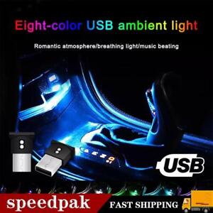 1 RGB LED USB Stick Auto Nachtlicht PC Laptop Licht new Leuchte Beleuchtung A4E7