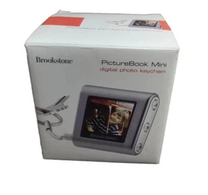 Brookstone Picture Book Mini Digital Photo Keychain with 1.4 inch LCD NEW - Picture 1 of 8