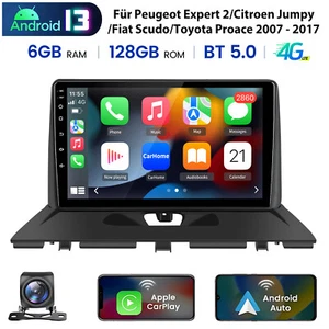 Für Peugeot Expert /Citroen Jumpy/Fiat Scudo/Toyota Proace 07-2017 GPS Autoradio - Bild 1 von 19