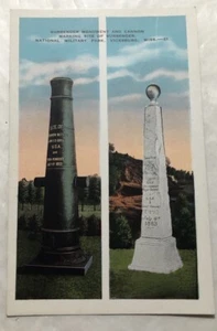 Surrender Mounment & Cannon Marking Site Of Surrender, Vicksburg, Miss. PC (A3) - Picture 1 of 2