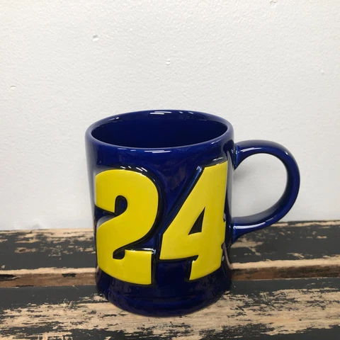 Nascar Jeff Gordon Collectible Mug Cup Coffee Racing Car 3D Official Vintage 4" Cover