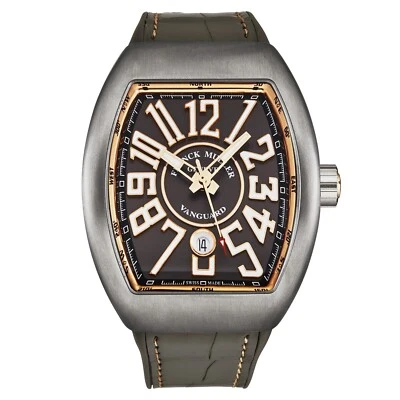 Franck Muller Men's 'Vanguard' Titanium/Rose Gold Automatic 45SCBLKBLKGRY-1 - Image 1 of 4