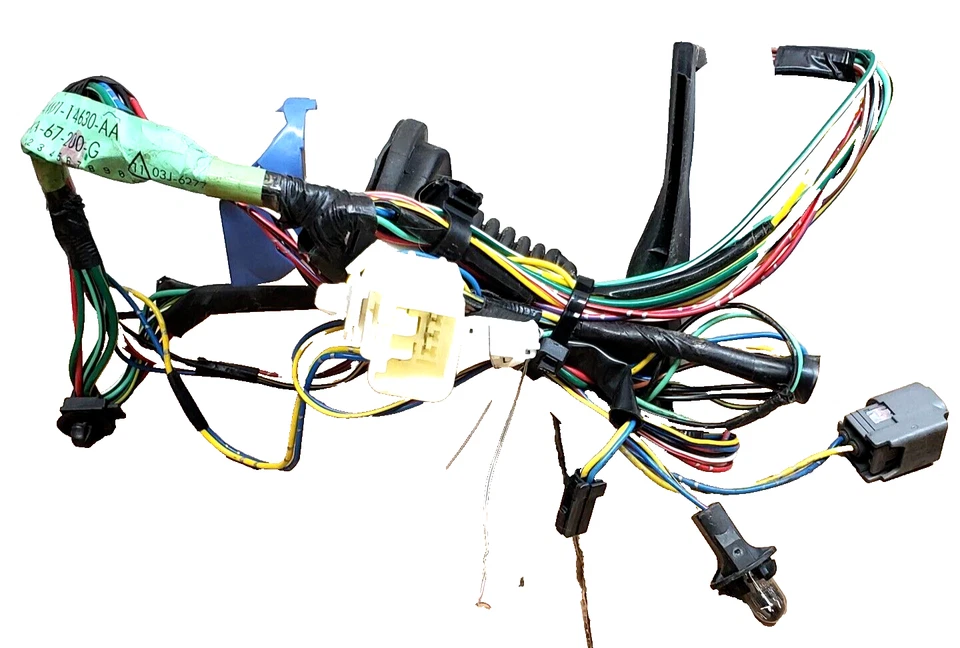 Arnés de cableado para puerta de pasajero delantero derecho Mazda 6 2003-2006 4M81-14630-AA OEM Foto 1 de 3
