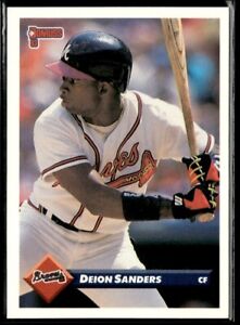 1993 Donruss Deion Sanders Atlanta Braves #158