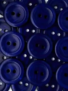 SIZE 30L - 3/4", VARIEGATED BUTTON, MIDNIGHT BLUE, 1 GROSS, SHINY FINISH - Picture 1 of 1