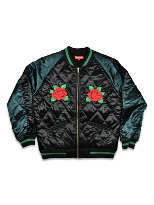 Bombardero Supreme FW13 Satin Roses talla grande Foto 1 de 4