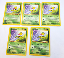 Set of 5 BELLSPROUT 49/64  Pokémon Base Set JUNGLE Unlimited 1999 HP