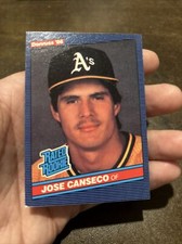 1986 Donruss - Rated Rookie #39 Jose Canseco (RC) READ