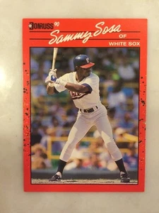 1990 Donruss Sammy Sosa Chicago White Sox ROOKIE #489 Baseball Card - Picture 1 of 2