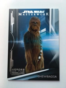2019 Star Wars Masterwork Chewbacca Heroes of the Rebellion Insert #HR-4 - Picture 1 of 3