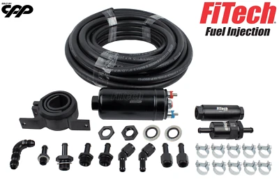 KIT BOMBA ELÉCTRICA INYECCIÓN COMBUSTIBLE EFI FI MONTAJE MARCO EXTERNO EN LÍNEA FI Foto 1 de 4