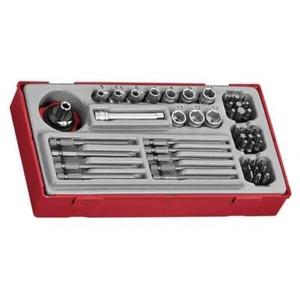Teng 1/4in Socket Set 48 Piece Single Hex Torx Hex & Screwdriver Bits TENTT1448 - Picture 1 of 1