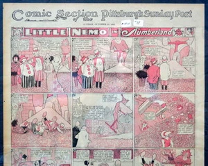 LITTLE NEMO SUNDAY Color Strip 10/25/1925 WINSOR McCAY Little Nemo n Slumberland - Picture 1 of 2