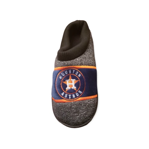 Houston Astros MLB FOCO Men's Team Cup Sole Slippers Gray/Blue Size S (7-8) Cover