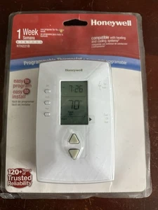 Honeywell 1-Week Programmable Thermostat RTH221B Easy to Program - Picture 1 of 2