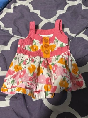 Miniwear adorável vestido bebê menina tamanho 3-6M - Imagem 1 de 2