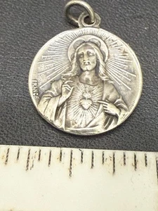 De Colección Sagrado Corazón Jesús OBC FRANCIA "MATER BONI CONSILII" Medalla Plateada - Imagen 1 de 6