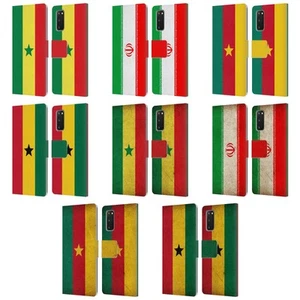 HEAD CASE DESIGNS WORLD FLAGS LEATHER BOOK WALLET CASE FOR SAMSUNG PHONES 1 - Picture 1 of 13