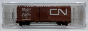 Micro-Trains 02000906 N Canadian National 40' Boxcar porta singola #474927 LN/Box - Foto 1 di 2