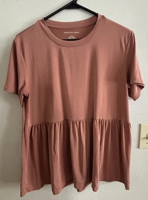 Blusa American Eagles marrón/óxido (M) Foto 1 de 4