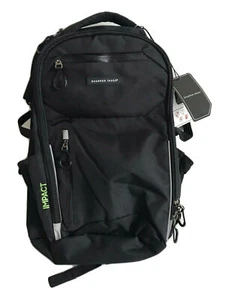 Sharper Image Backpack Black Travel NWT $180 Laptop Luggage IMPACT - Picture 1 of 7