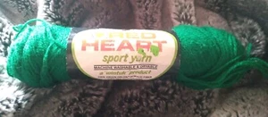 Vtg Coats & Clark Red Heart Sport Yarn - Paddy Green - 1 Skein - 2 Oz - Picture 1 of 7