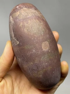 Narmada River Large Shiva Lingam w/ Stand 1LBS 4.6oz Reiki Crystal L8 - Picture 1 of 9