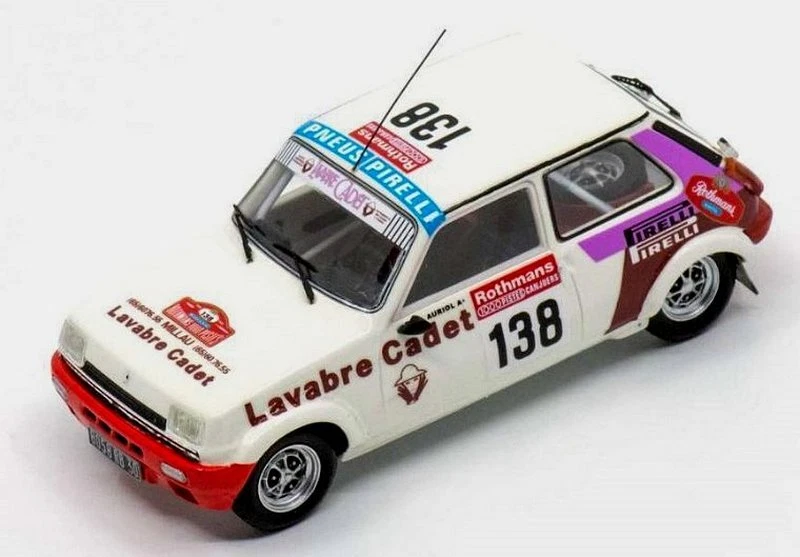 Renault 5 Alpine Gr.2 1000 Pistes de Canjuers 1983 Auriol-Tissi 1:43 SPARK SF174 - Immagine 1 di 1