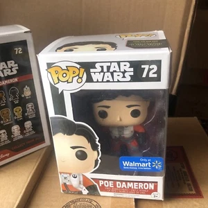 FIGURA DE VINILO FUNKO POP STAR WARS EXCLUSIVA POE DAMERON SIN CASCO - Imagen 1 de 7