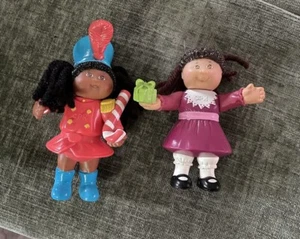 Vintage Lot of 2 McDonald’s Toys Cabbage Patch Kids CPK Holiday Figures - Picture 1 of 2