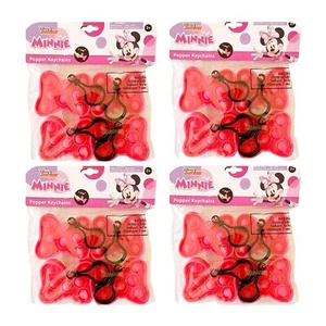 (Lot Of 4) Minnie Mouse Fidget Pop Toy, keychain 4 Pk Total 16 Toddler Fidget. - Picture 1 of 3