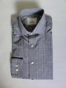 TODD SNYDER PLAID DRESS L/S SHIRT, Black,Sizes 14.5,15,15.5,16 (32/33),MSRP $125 - Picture 1 of 3