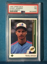 Randy Johnson ROOKIE CARD 1989 Topps Traded #57T  ⚾️PSA 7⚾️