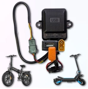 E-Bike Scooter XT60 to USB Charging Adapter – Power Smartphone & Devices - Zdjęcie 1 z 4