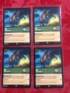4x Lorcana Shimmering Skies - Ed - Laughing Hyena - 74/204 - M/NM x4 - Picture 1 of 7
