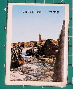 Postcard Folder ISRAEL: Caesarea, Vintage Mini Photos 13 Views - Picture 1 of 3