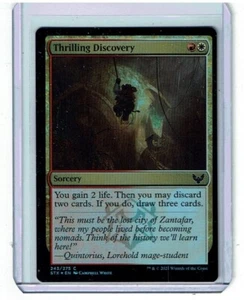 Thrilling Discovery - Lámina - Strixhaven - Magic the Gathering - Imagen 1 de 5