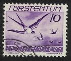 Liechtenstein Scheune Schwalben Vögel 1939 Canc SG#176 MI#173 Sc#C17