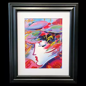 Peter Max Blushing Beauty Signed in the Print Collectible Vintage Pop Art Print - Picture 1 of 6