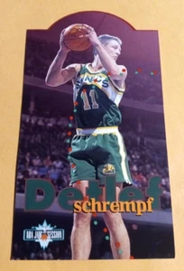 1995-96 Fleer NBA Jam Session troquelado Detlef Schrempf #D102 - Sonics - Imagen 1 de 2