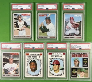 1970 Topps Baseball Complete Set (#1-720) w/ (7) PSA Graded • (Mid/Lower Grade) - Picture 1 of 17