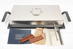 Made In Cookware Carbon Steel Griddle Press Standard Lid Set NEW - Picture 1 of 12