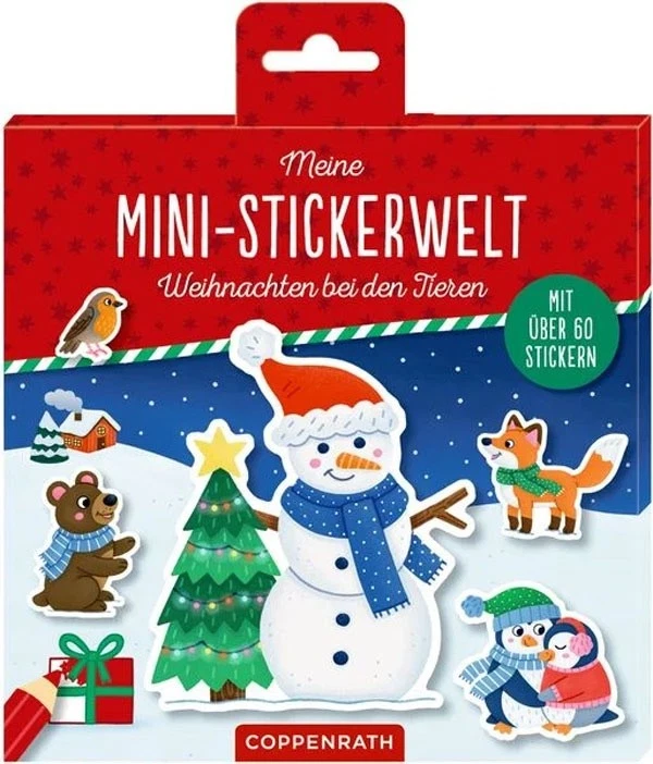 Meine Mini-Stickerwelt Weihnachten bei den Tieren von Coppenrath - Bild 1 von 1