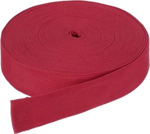 Nylon Gurtband Gürtel DUNKELROT 25 Yard Länge 1-1/2" breit von DMiotech Neu UK - Bild 1 von 1