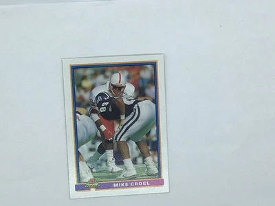 1991 MIKE CROEL DENVER BRONCOS  vintage MINT BOWMAN 142 - Image 1 of 2