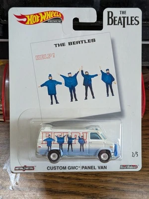 Hot Wheels серия Pop Culture 1:64 2019 The Beatles панельный фургон GMC на заказ - белый - Изображение 1 из 4