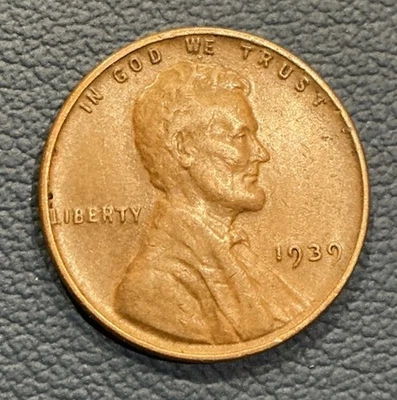 Centavo Lincoln Wheat 1939 P - centavo vintage Foto 1 de 3