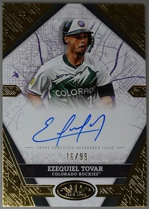 Ezequiel Tovar 16/99 2025 Topps Tier One City Connect Signatures Auto  - Picture 1 of 2
